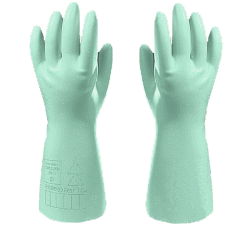 Par de guantes para trabajos eléctricos de alta tensión. Par de guantes para trabajos eléctricos de alta tensión.