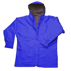 Chaqueta con capucha de protección para trabajos en instalaciones de baja tensión.