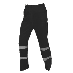 Pantalón de alta visibilidad, de material reflectante.