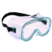 Gafas de protección con montura integral, de uso básico.
