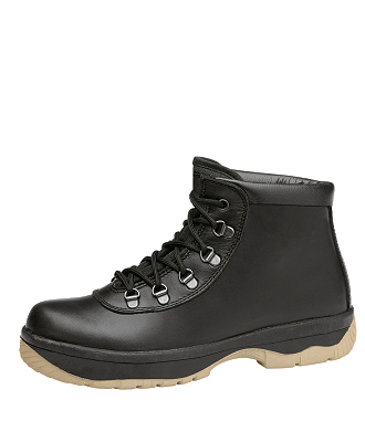 Par de botas bajas de seguridad, con puntera resistente a un impacto de hasta 200 J y a una compresión de hasta 15 kN, con resistencia al deslizamiento.