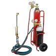 Equipo de oxicorte, con acetileno como combustible y oxígeno como comburente Equipo de oxicorte, con acetileno como combustible y oxígeno como comburente