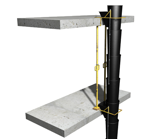 Bajante para vertido de escombros Bajante para vertido de escombros
